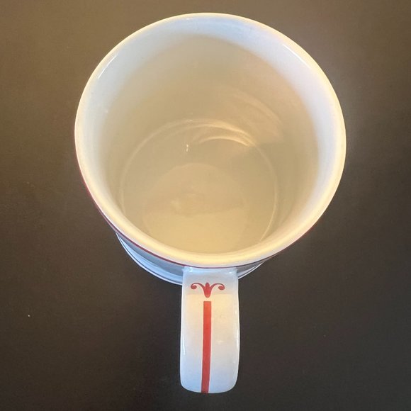 SUR LA TABLE Monogram Initial Stylized Red Letter "G” Mug Cup - Picture 5 of 6